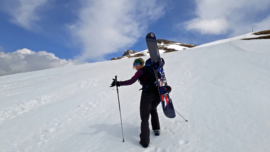 Aufstieg zum Lauberhorn